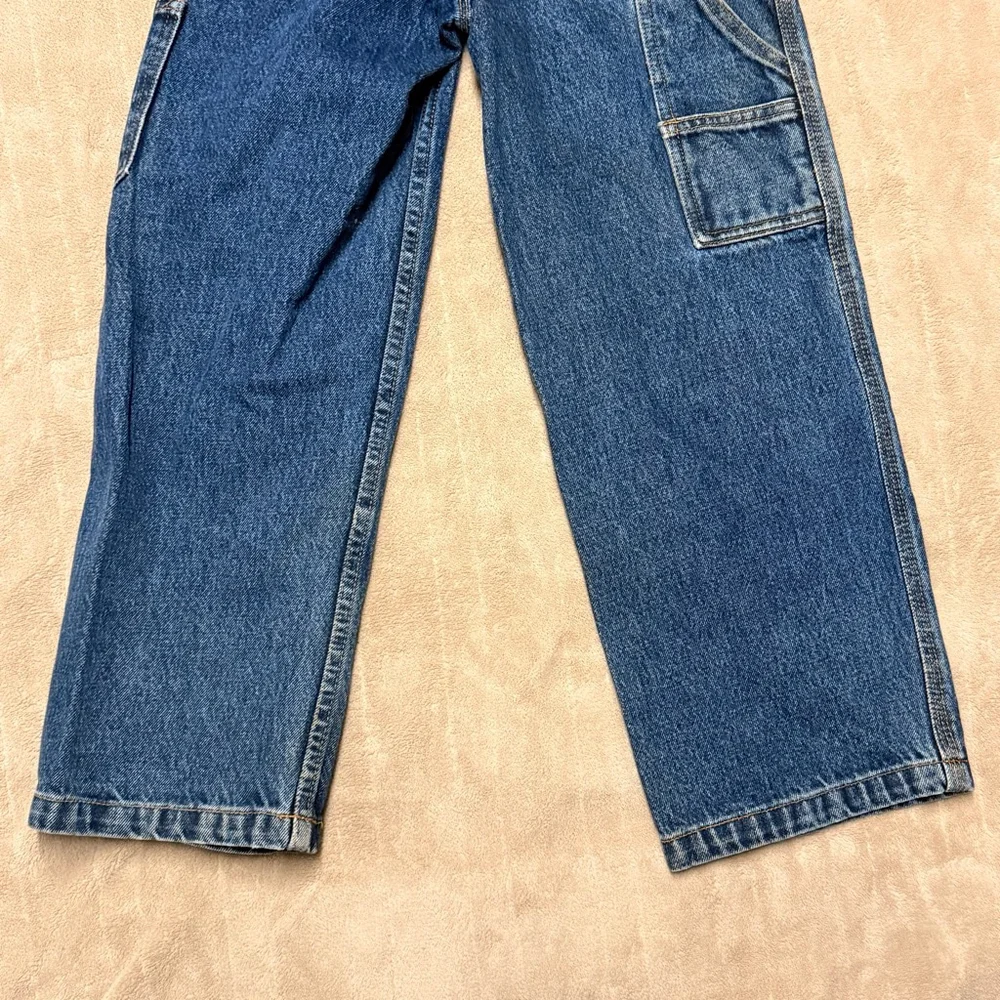 Boys Vintage Old Navy Painter's Jeans Size 8 Blue